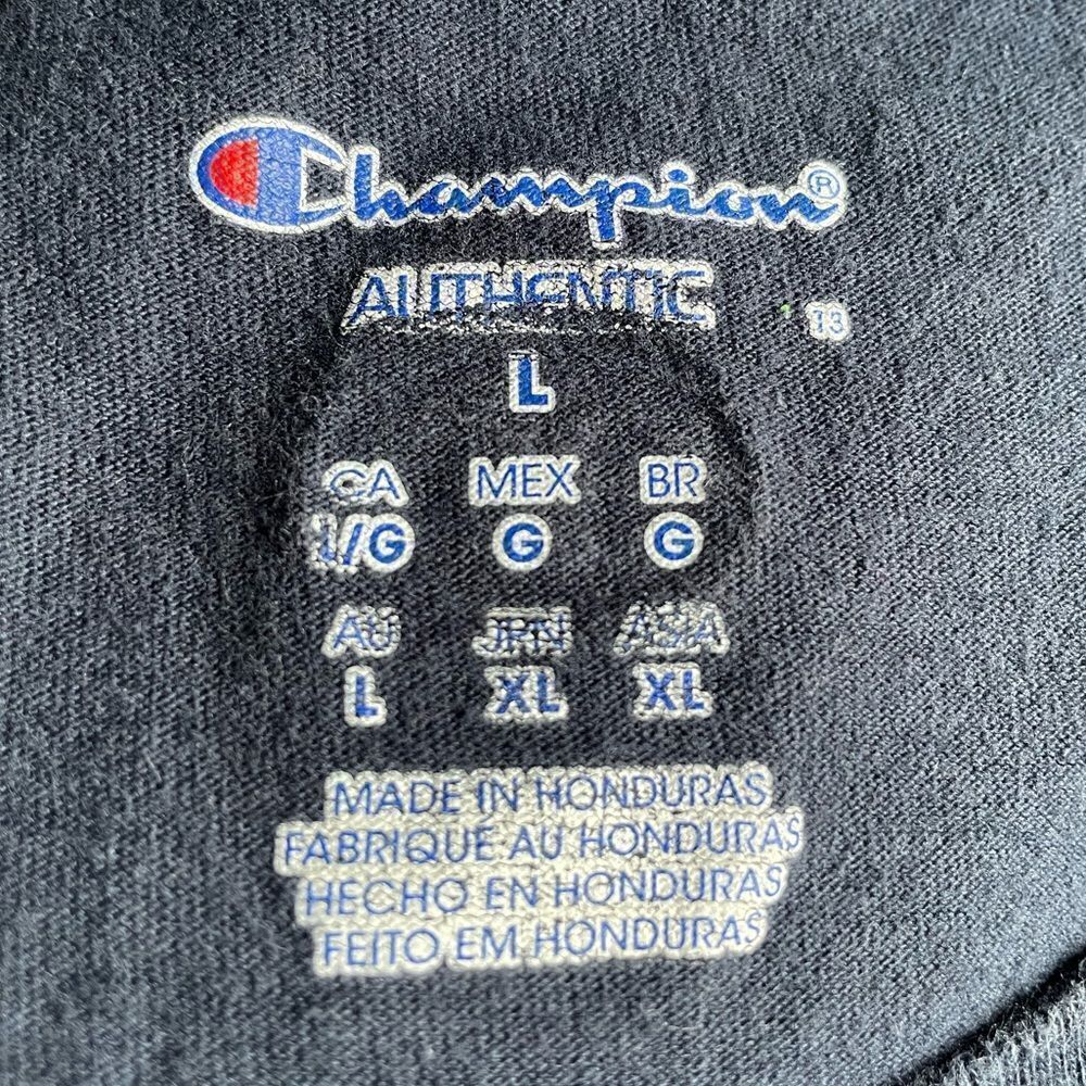 Champion Navy Blue Men’s Muscle Tee (Size: Large) - Picture 8 of 8